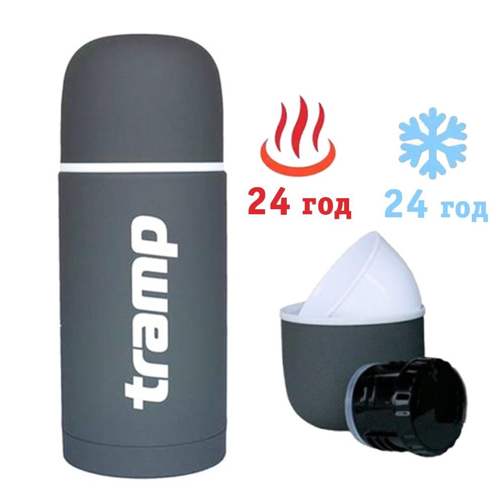 Термос Tramp Soft Touch 0,75 л Серый (TRC-108-grey) - фото 2 Термос Tramp Soft Touch 0,75 л Серый (TRC-108-grey) - фото 2