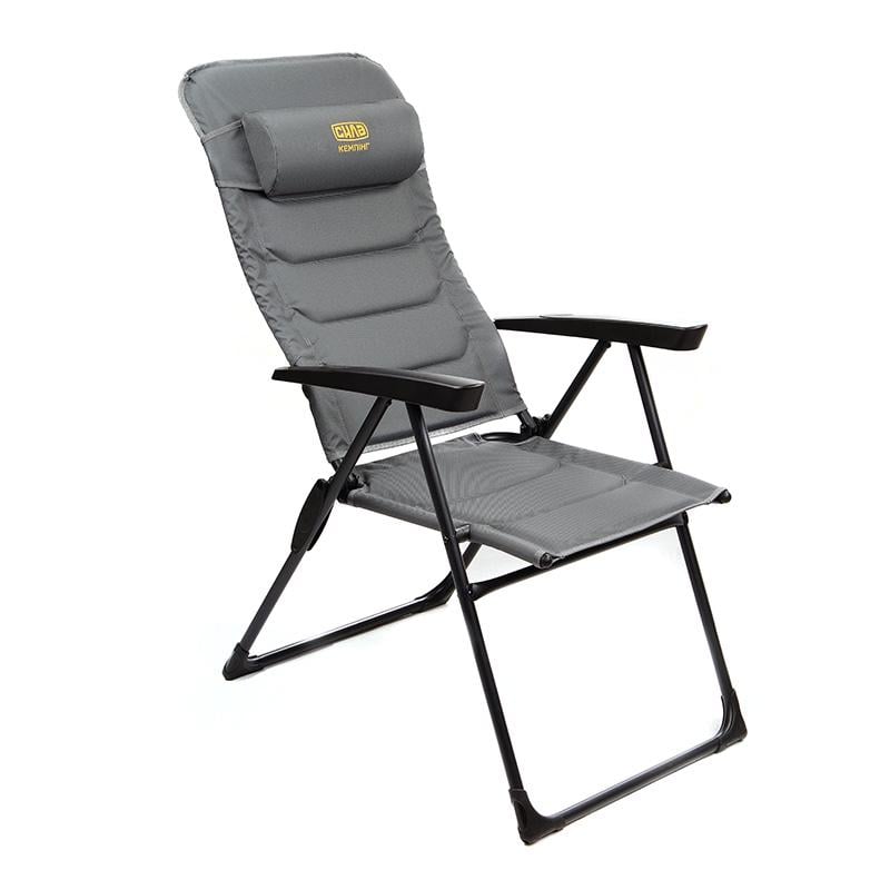 Крісло туристичне розкладане Сила Комфорт алюмінієвий каркас 47х40х44/114 см (960769)