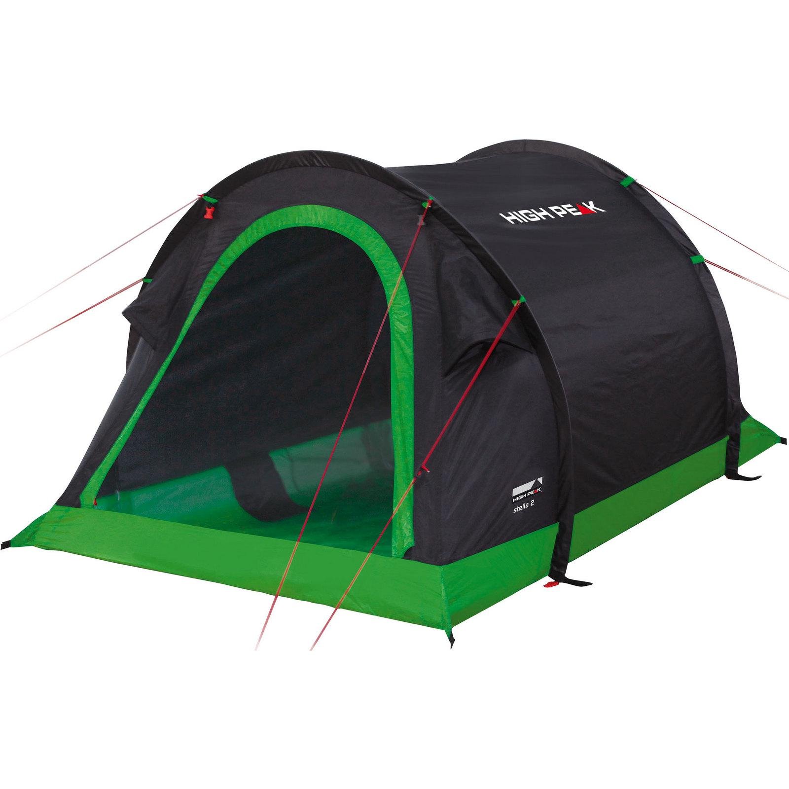 Палатка High Peak Stella 2 Black-Green (23264)