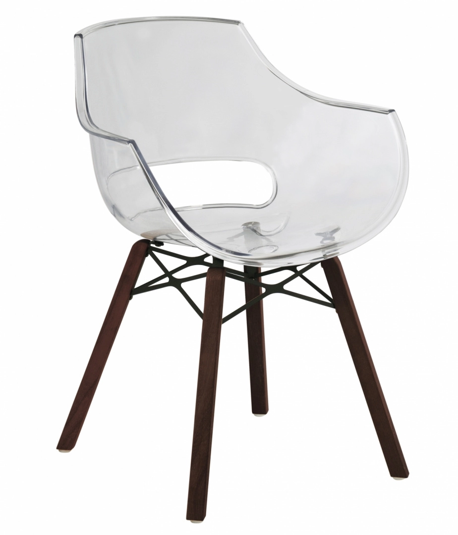 Кресло Litolan Papatya Opal Wox Iroko Дерево Прозрачный (DR001869) Кресло Litolan Papatya Opal Wox Iroko Дерево Прозрачный (DR001869)