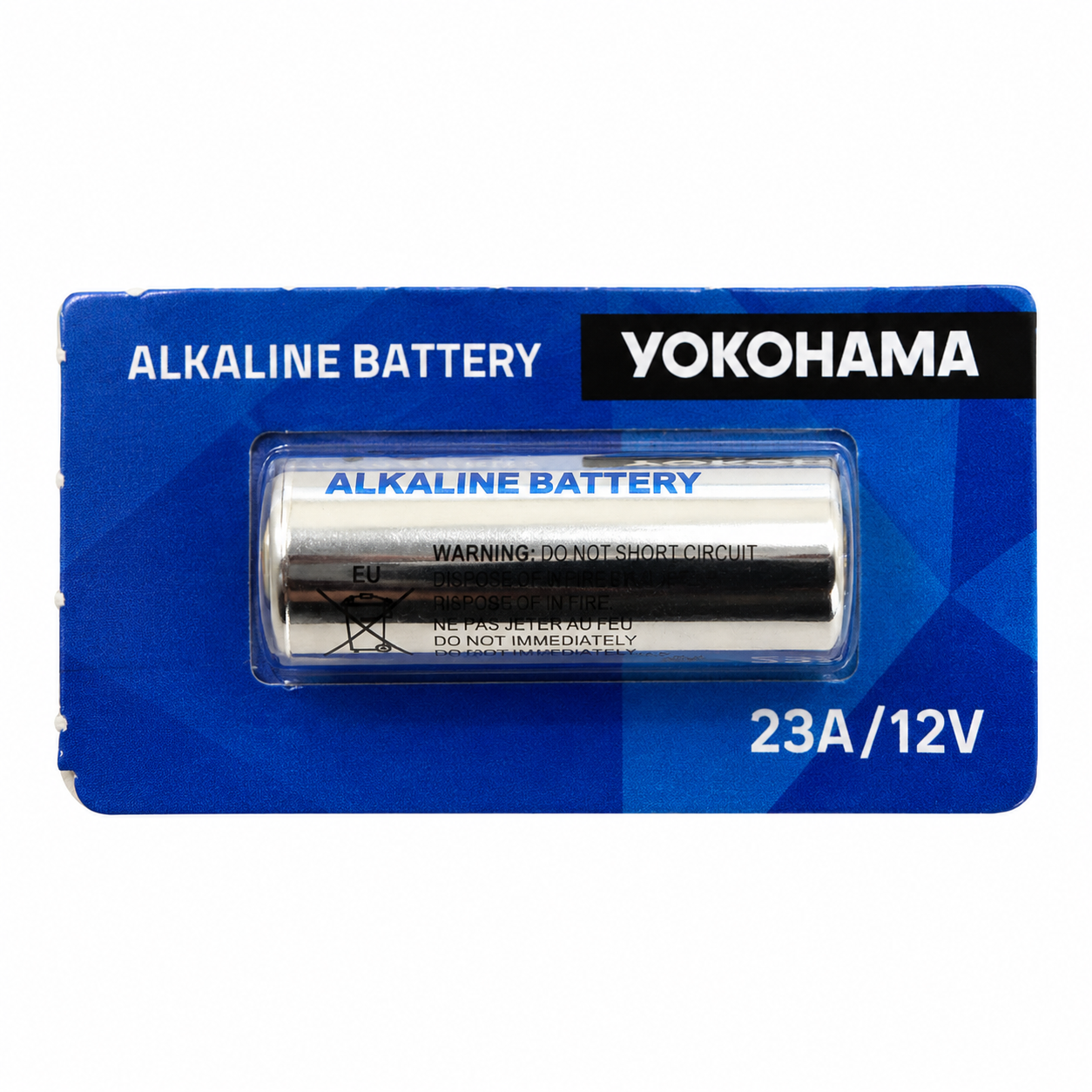 Батарейка щелочная Yokohama A23 типоразмер 23A MN21 d 10,3х28,5 мм 12V (29770105) Батарейка щелочная Yokohama A23 типоразмер 23A MN21 d 10,3х28,5 мм 12V (29770105)