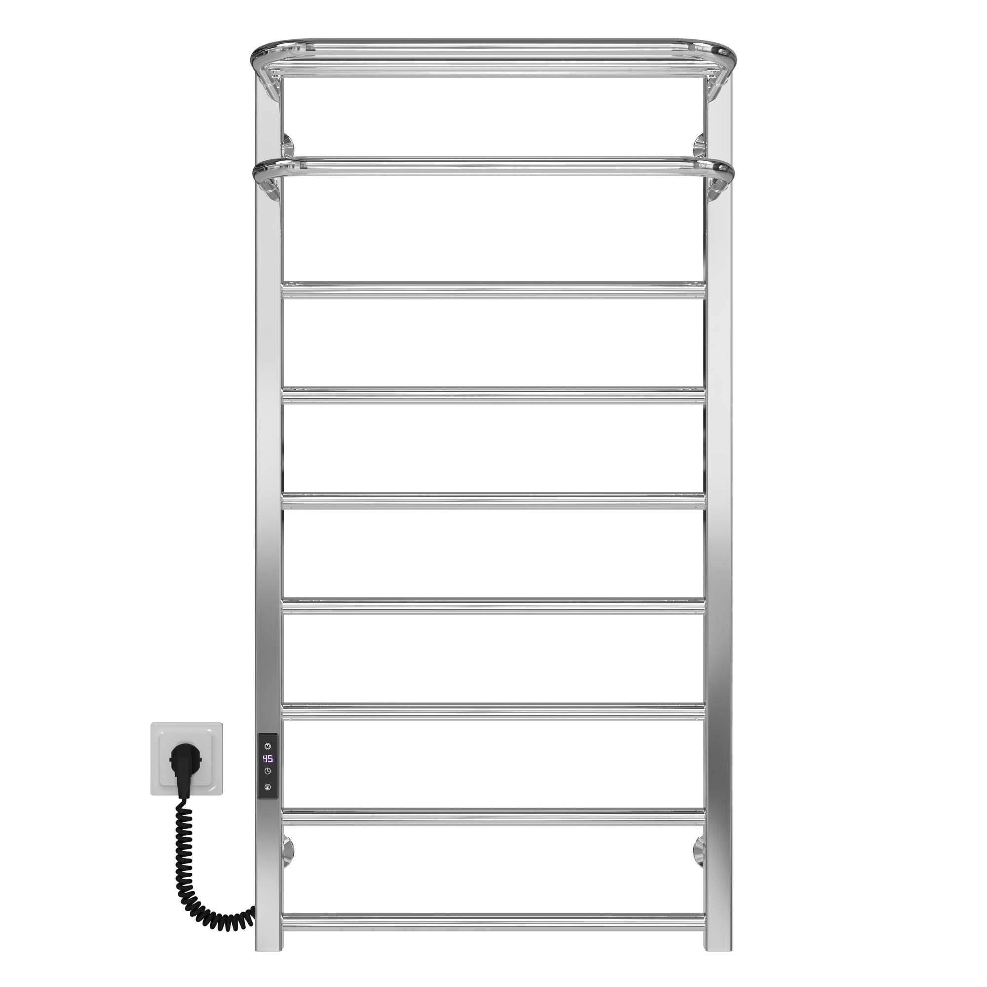 Полотенцесушитель электрический Deffi Lux Hotel П9 JD04 нержавеющая сталь 400х1000 мм Хром (A.LH.100.40.9.ECL2)