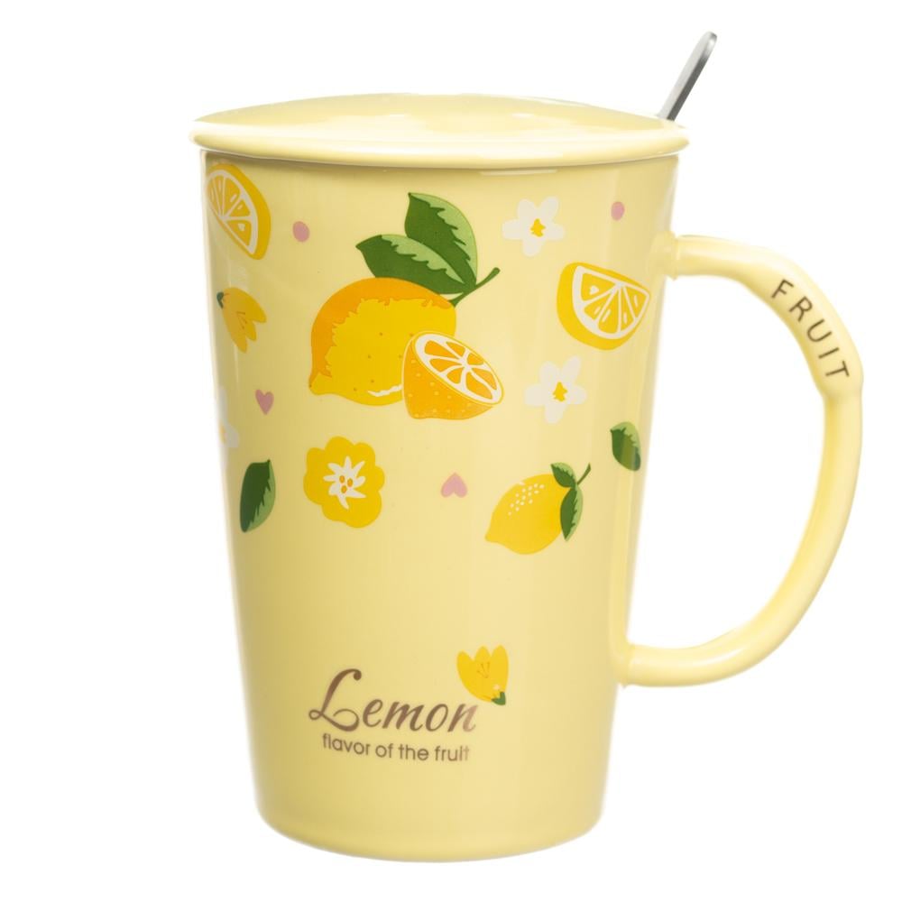 Керамическая чашка Elisey Fruit Лемон 450 мл (8805-032)