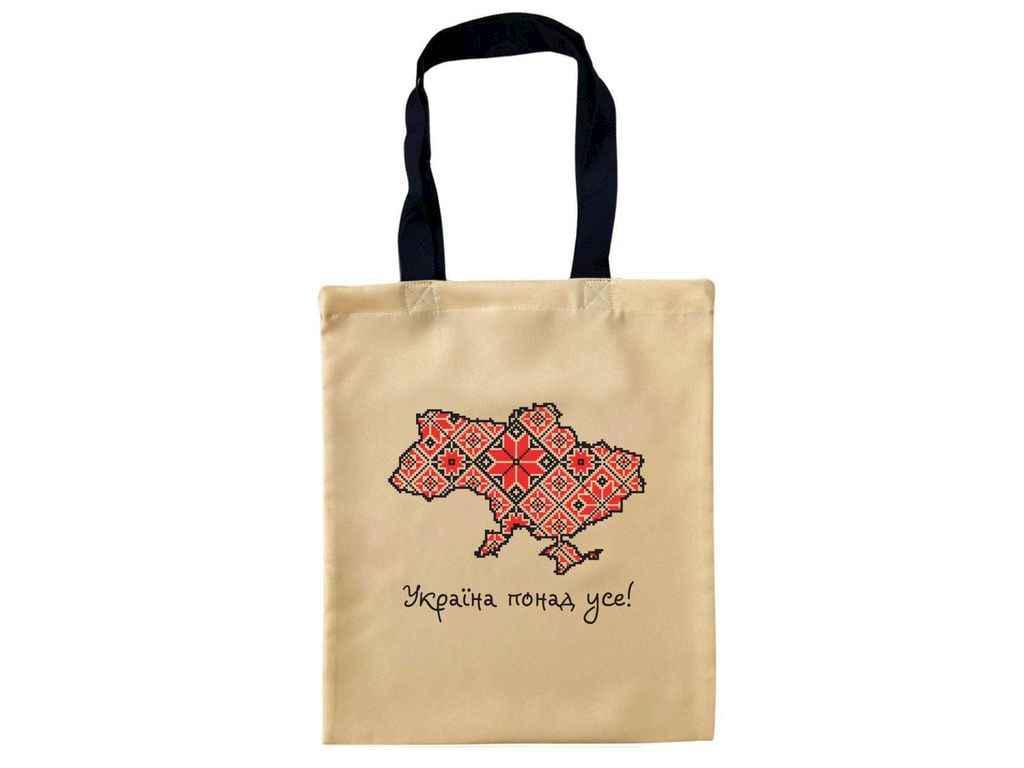 Сумка-шопер Кварта Вышиванка 4316 габардин 35x40 см Бежевый (1034353) Сумка-шопер Кварта Вышиванка 4316 габардин 35x40 см Бежевый (1034353)