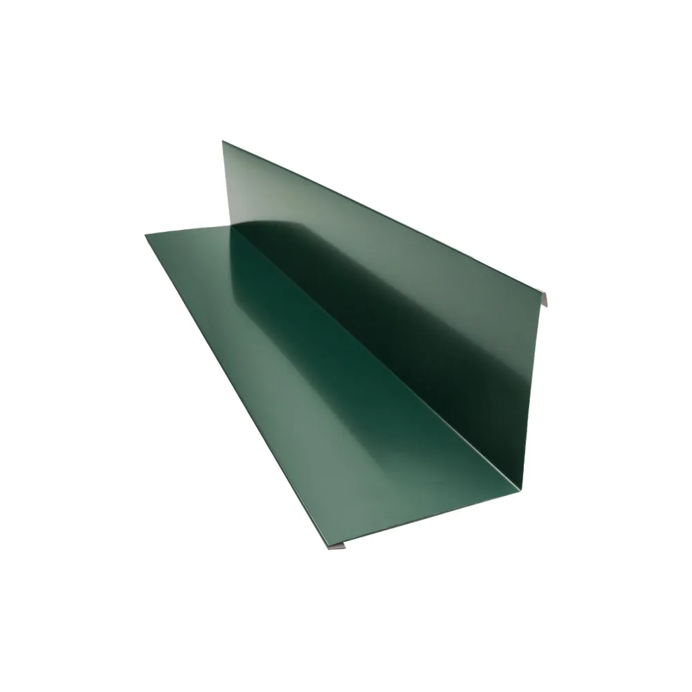 Угол внутренний для кровли SIMBUD нержавеющая сталь глянец 2000х100 мм 0,45 мм RAL6005 (56666342) Угол внутренний для кровли SIMBUD нержавеющая сталь глянец 2000х100 мм 0,45 мм RAL6005 (56666342)