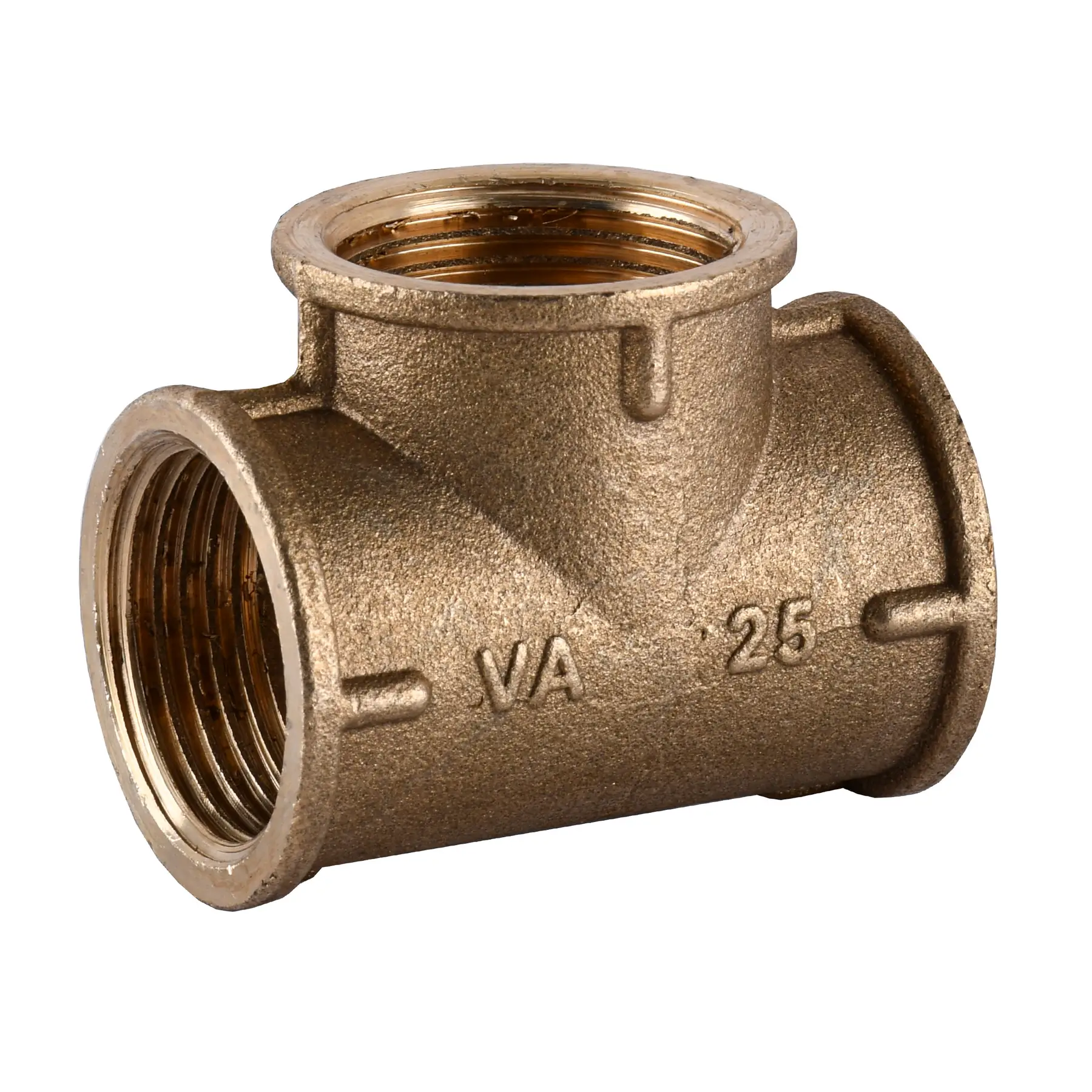 Трійник латунний 1″ВРх1″ВРх1″ВР ливарний (А0218А) • Краща ціна в Києві ...