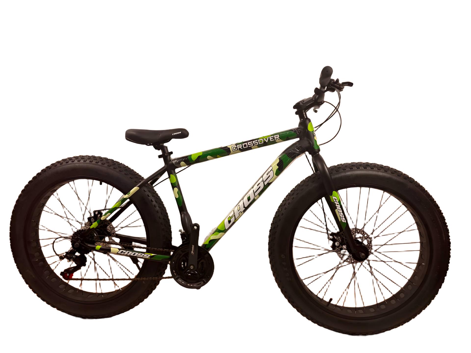 Велосипед Cross Crossover rigid 2025 26" 19" Зеленый