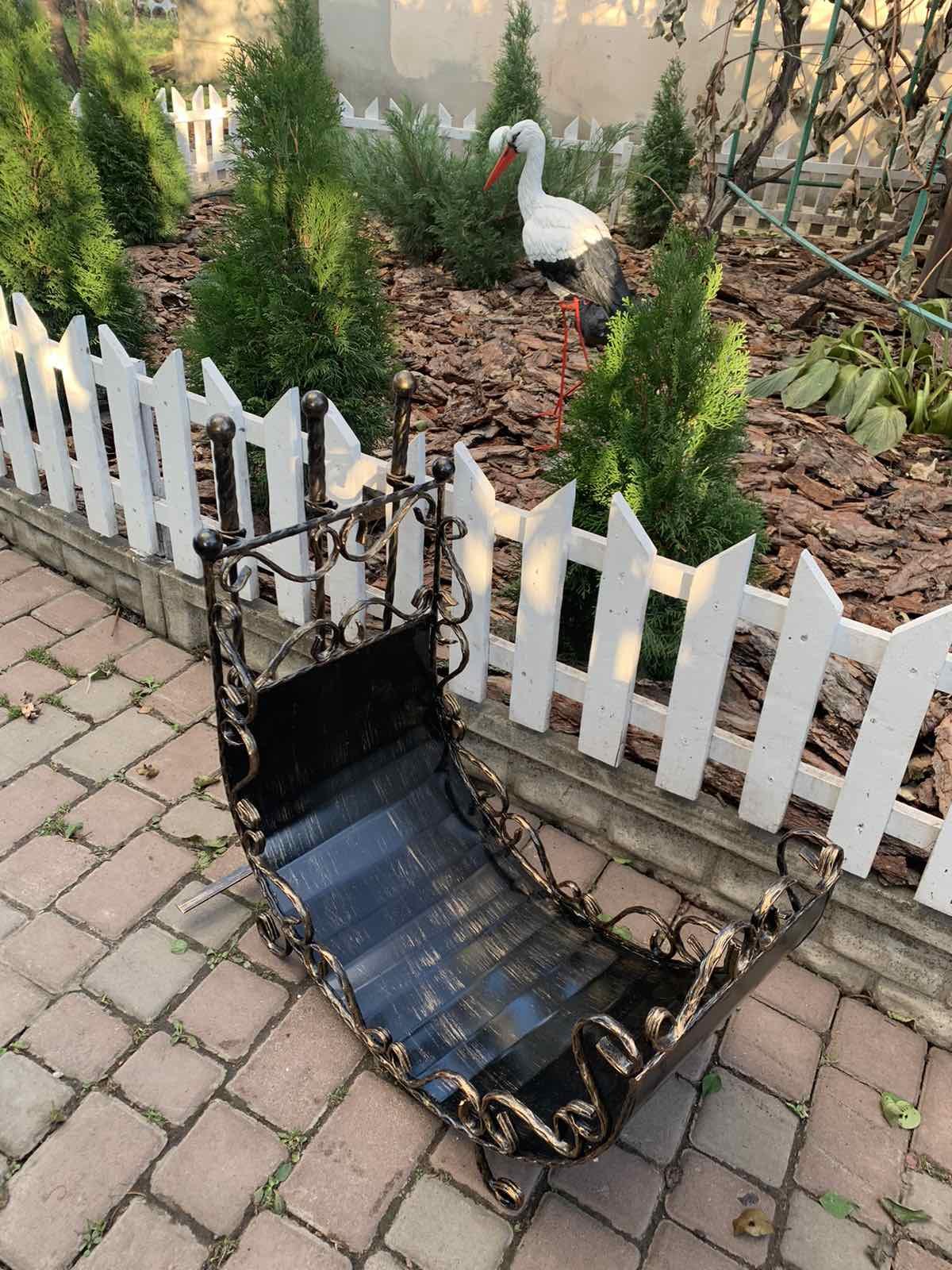 Набор для камина кованый с дровницей 70х38 см (Vi_00112) - фото 5