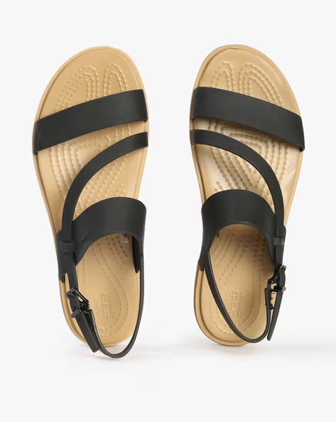 Сандали женские Crocs Tulum Strappy р. 36/37 Black/Mushroom (15226) - фото 2