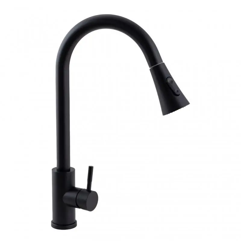 Смеситель кухонный Patelo Черный (BZ.PATELO-BLK)