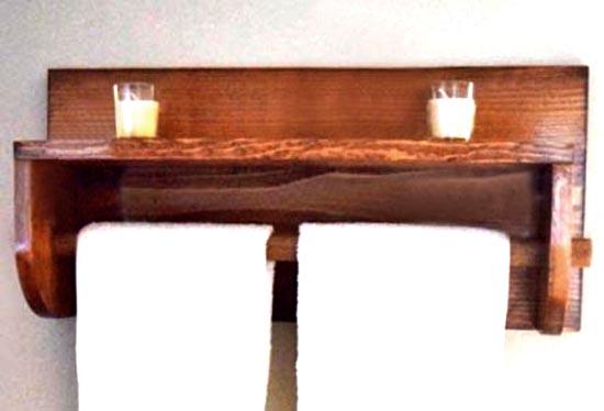 Полка для ванной из дерева Штавен Латте (ВНП/008916) Полка для ванной из дерева Штавен Латте (ВНП/008916)