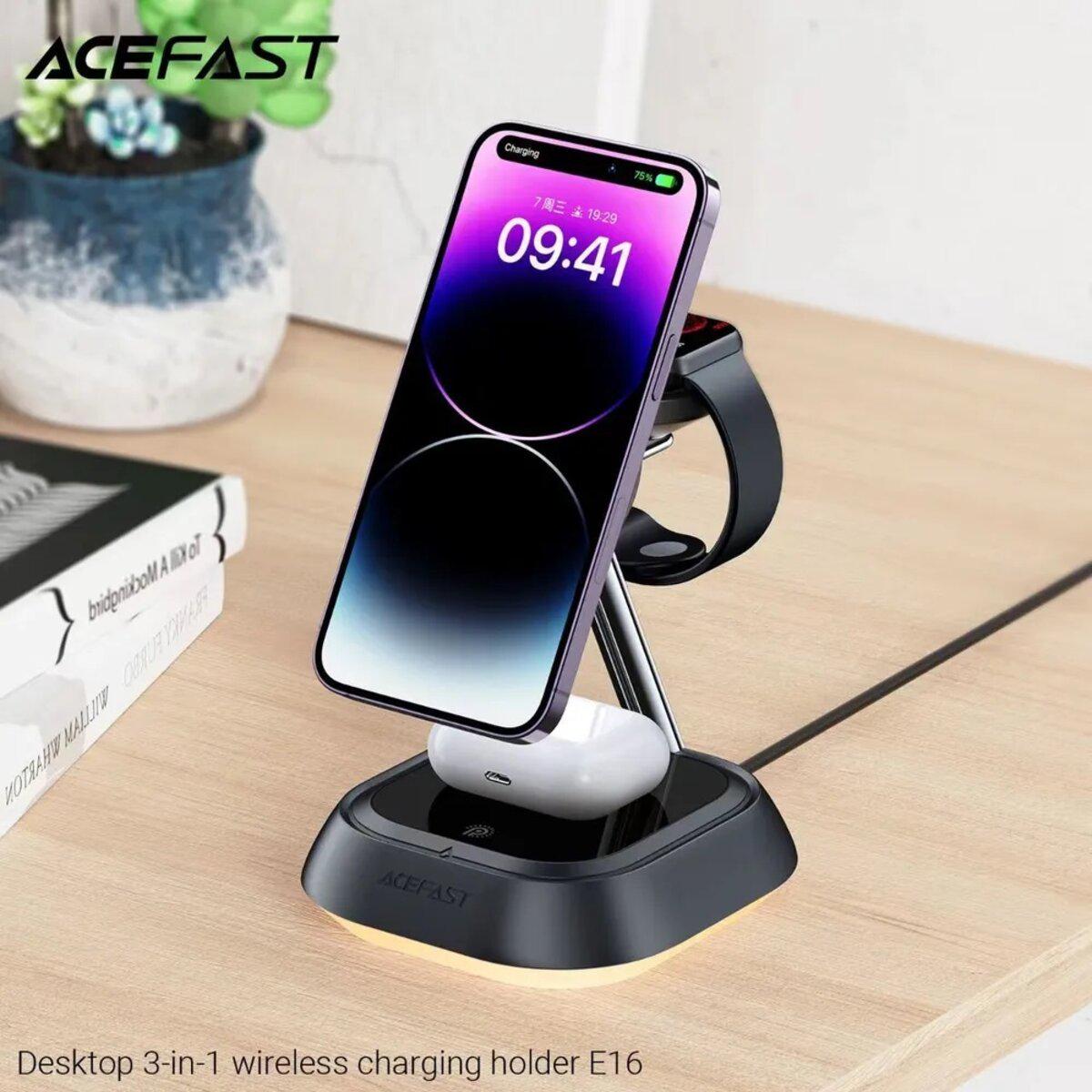 Зарядное устройство Acefast E16 Black - фото 6
