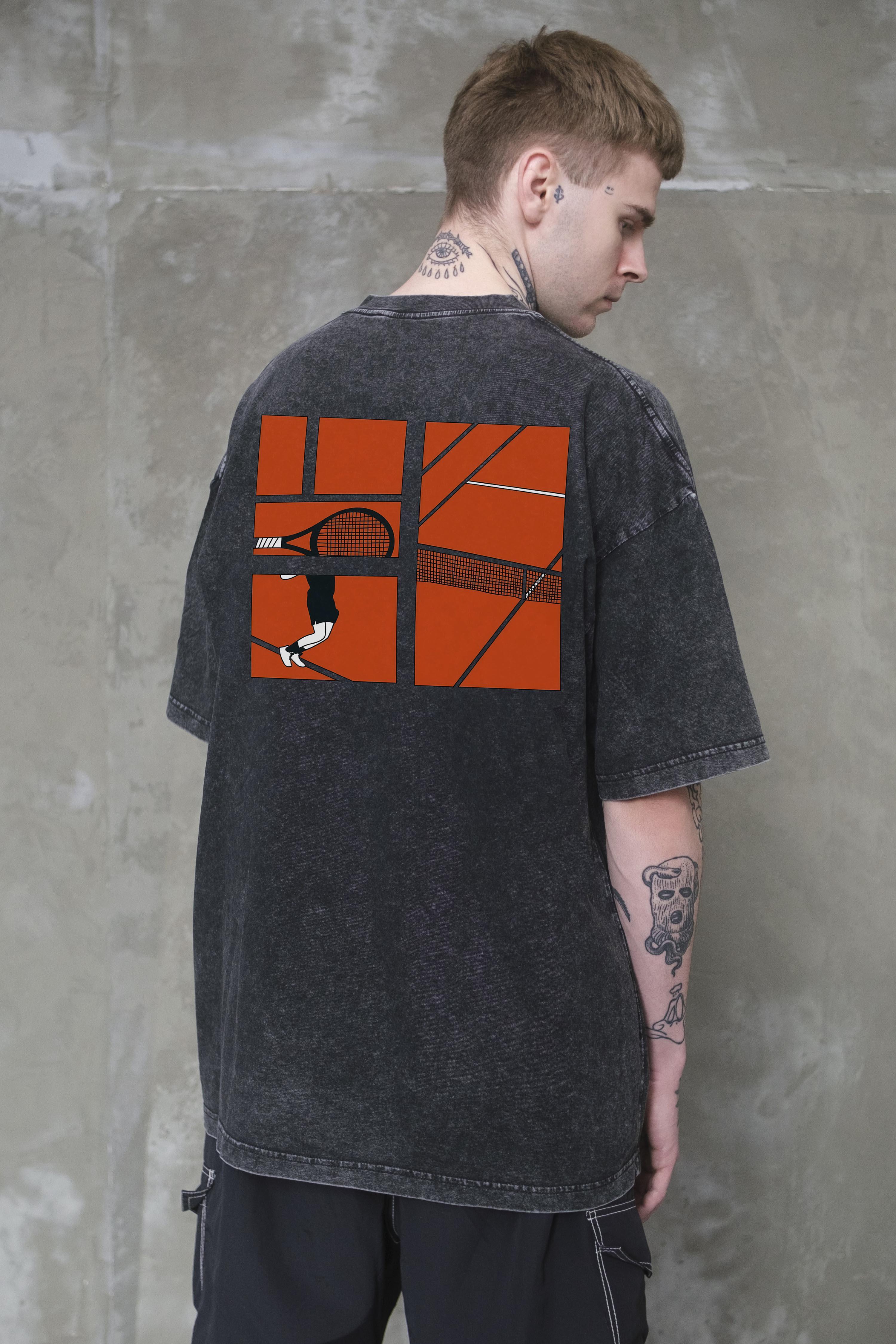 Футболка оверсайз Without Washed Cort S/M Black (S/M8056324 8056325)