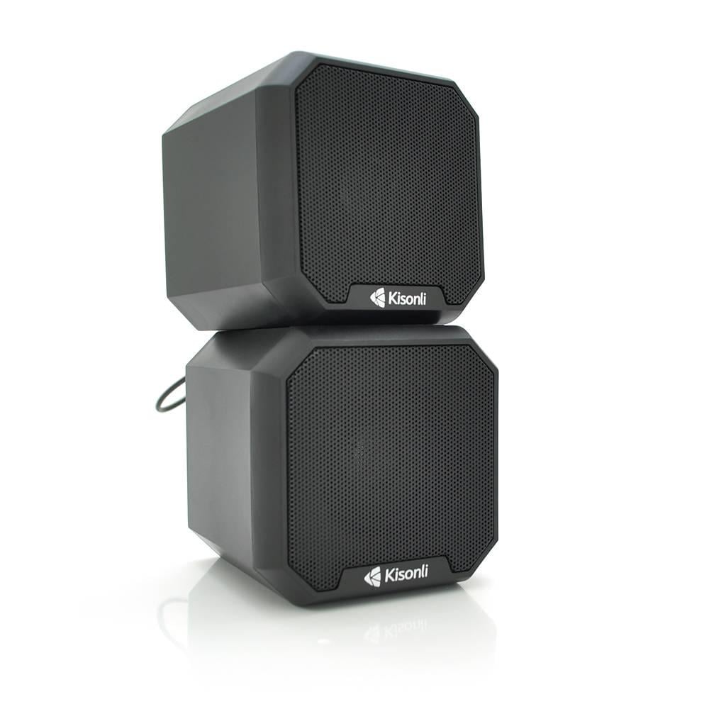 Колонки для ПК і ноутбука Kisonli KS-02 USB/3,5 мм 2х3W 20Hz- 20KHz Black (27372)
