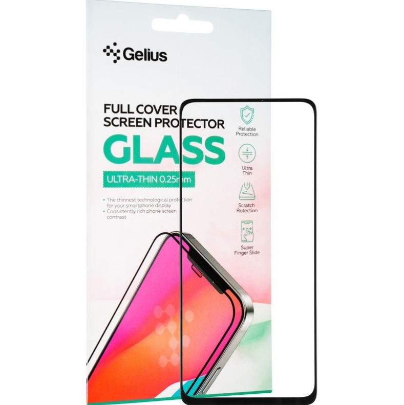 Захисне скло Gelius Full Cover Ultra-Thin 0.25mm для Poco M4 Pro 5G/Xiaomi Redmi Note 11T 5G Black