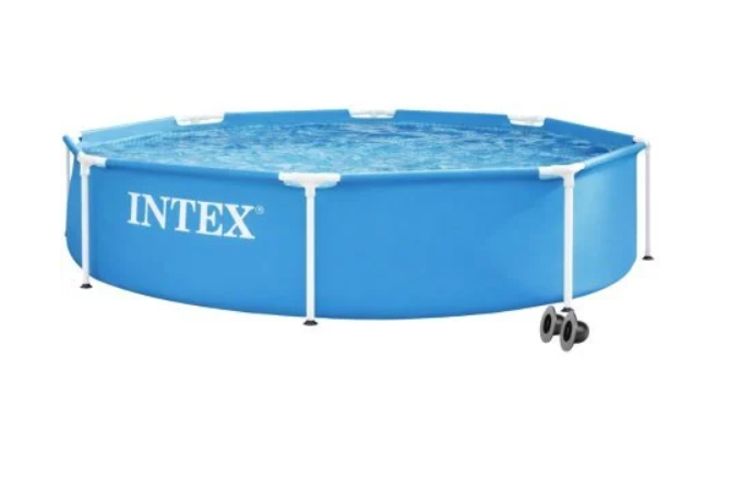Бассейн каркасный Intex 244х51 см каркас/чаша Синий (28205)