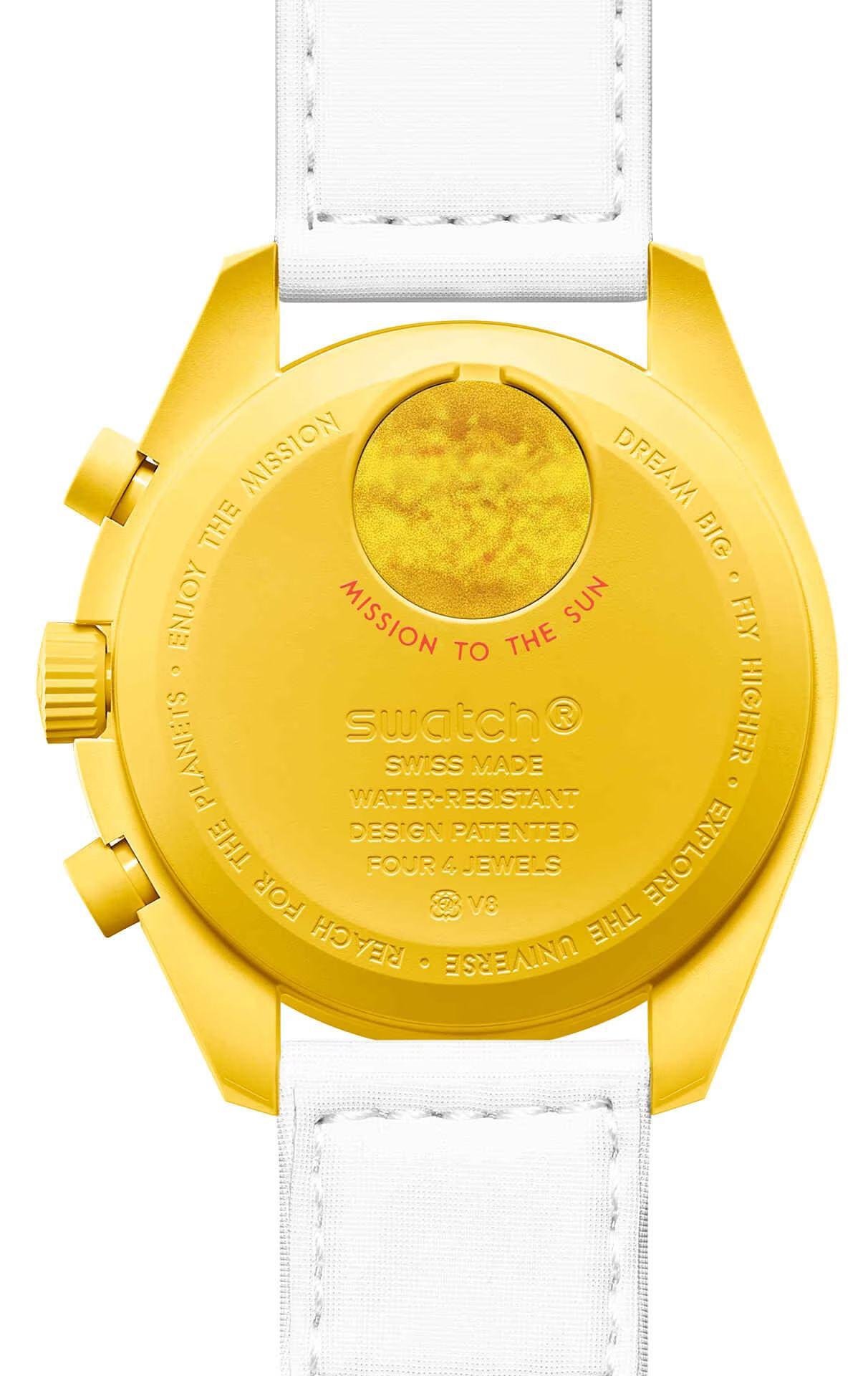 Наручные часы Swatch Omega Bioceramic MoonSwatch Collection Mission to Sun (SO33J100) - фото 2