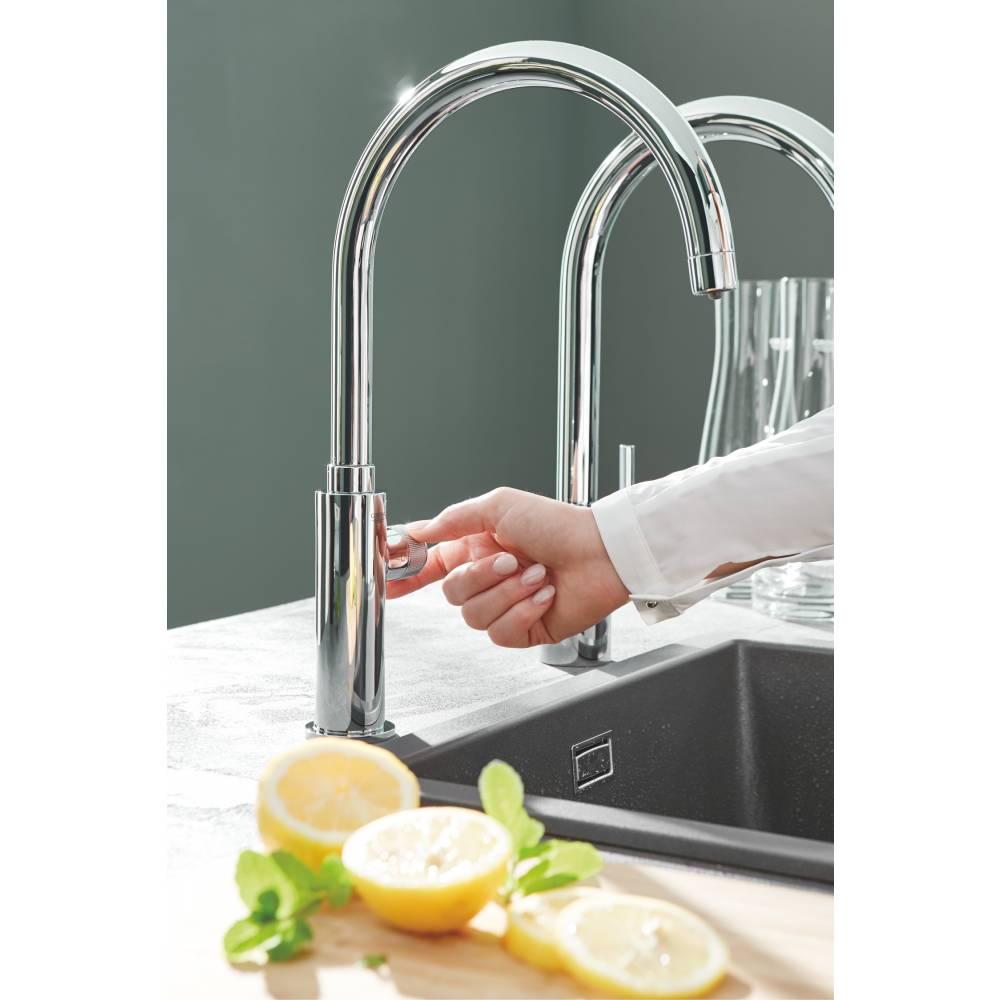 Смеситель для кухни Grohe Blue Pure Mono однорычажный Хром (31724000) - фото 3