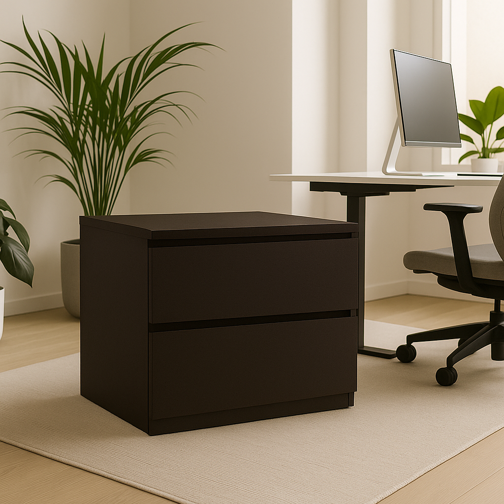 Комод MEBEX на 2 ящика 80х40х54,4 см Венге магия (VM2B800VM) - фото 1 Комод MEBEX на 2 ящика 80х40х54,4 см Венге магия (VM2B800VM) - фото 1