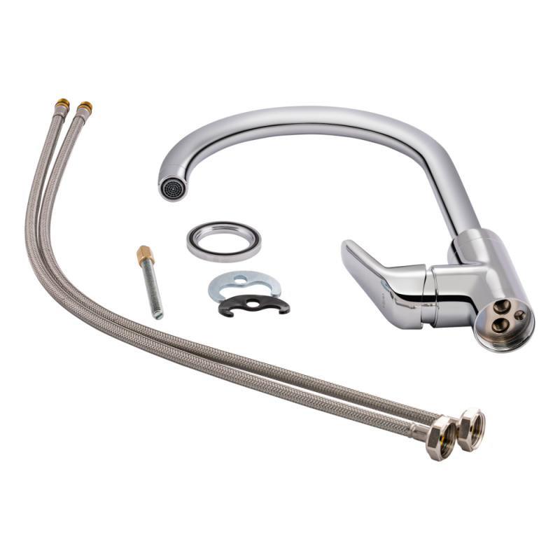 Смеситель для кухни Q-tap Olsava 9012107UC латунь Хром (QTOLS9012107UC)