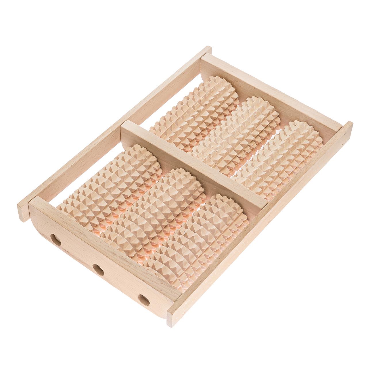 Масажер для ніг зубчастий Праймед 25х19х5, 5 см на 6 роликів (1923483510) - фото 2 Масажер для ніг зубчастий Праймед 25х19х5, 5 см на 6 роликів (1923483510) - фото 2