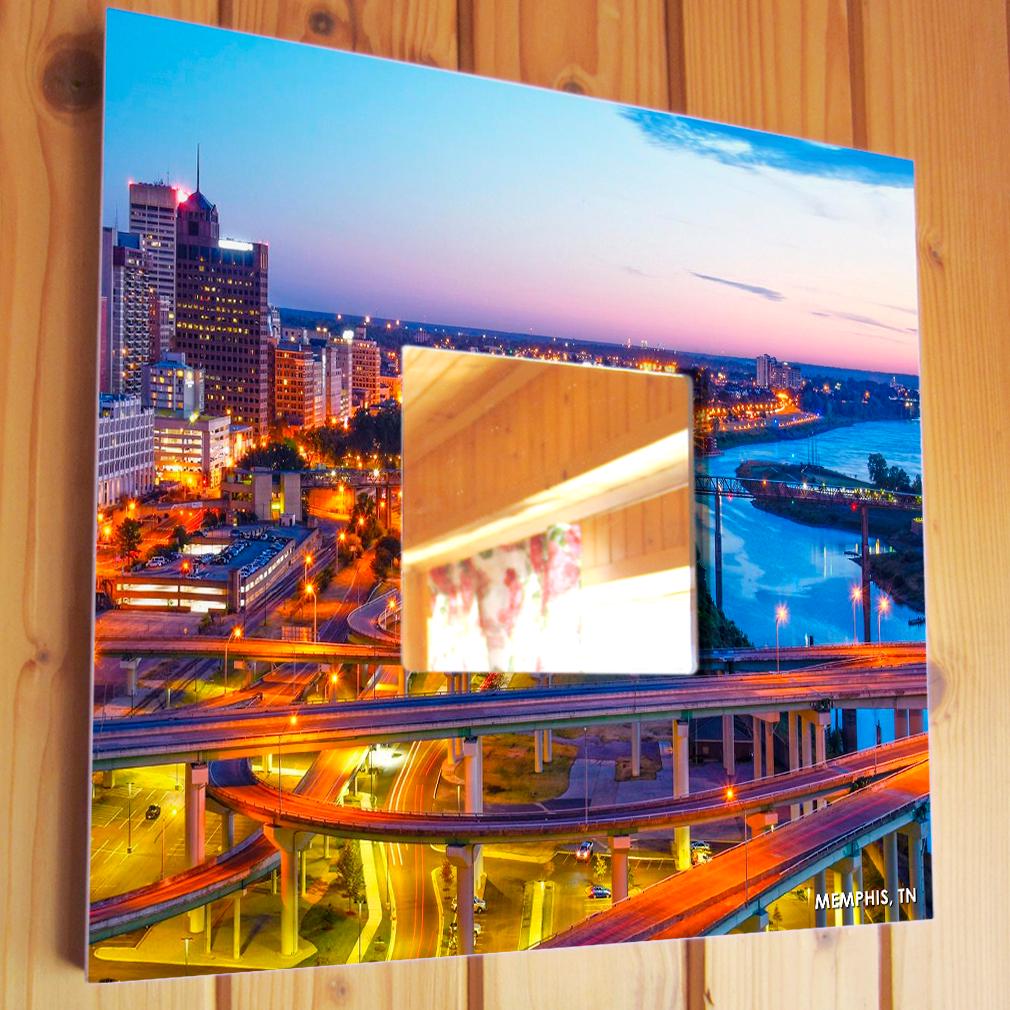 Зеркало декоративное Мемфис США 260х260 мм (M04043)