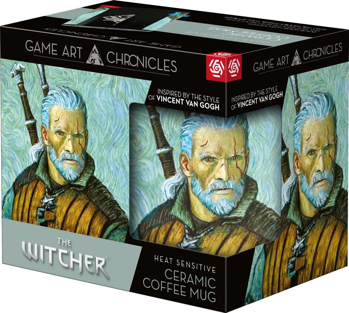 Чашка Good Loot Game Art Chronicles Witcher Geralt термочувствительная 450 мл Черный (614429) - фото 4