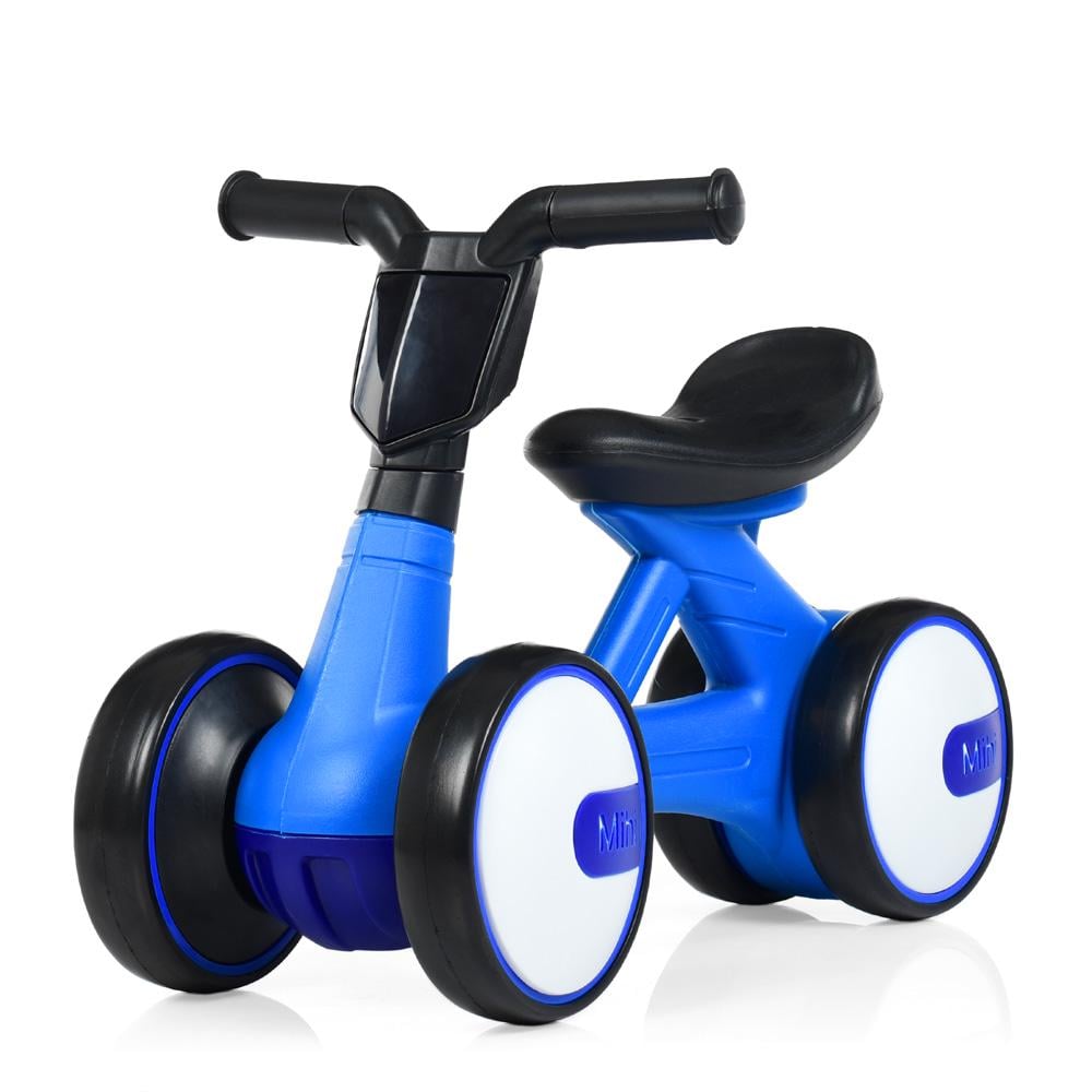 Каталка-толокар BAMBI M 4086-4 в виде мотоцикла 4 колеса/музыка/свет Синий (32417978)