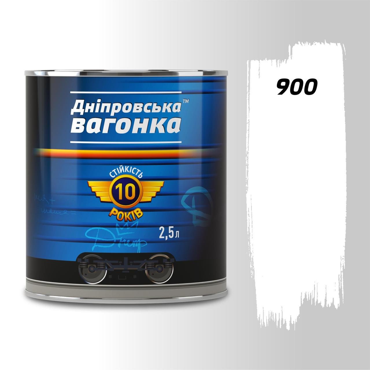 Фарба Дніпровська вагонка ПФ-133 2,5 л Білий (23813408)