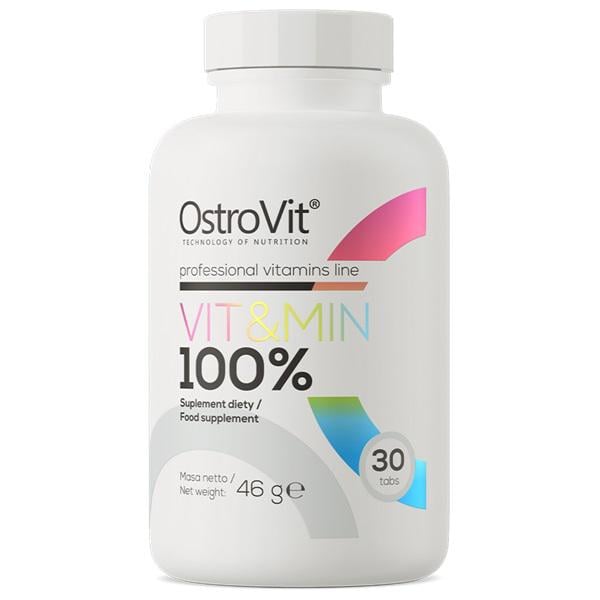 Вітамінно-мінеральний комплекс для спорту OstroVit Vitamin 100% 30 Tabs