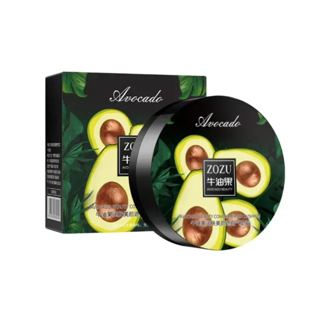 Кушон та пудра з екстрактом авокадо Zozu Avocado Delicate Color Air Cushion 01-Бежевий світлий 12 мл (28872439)
