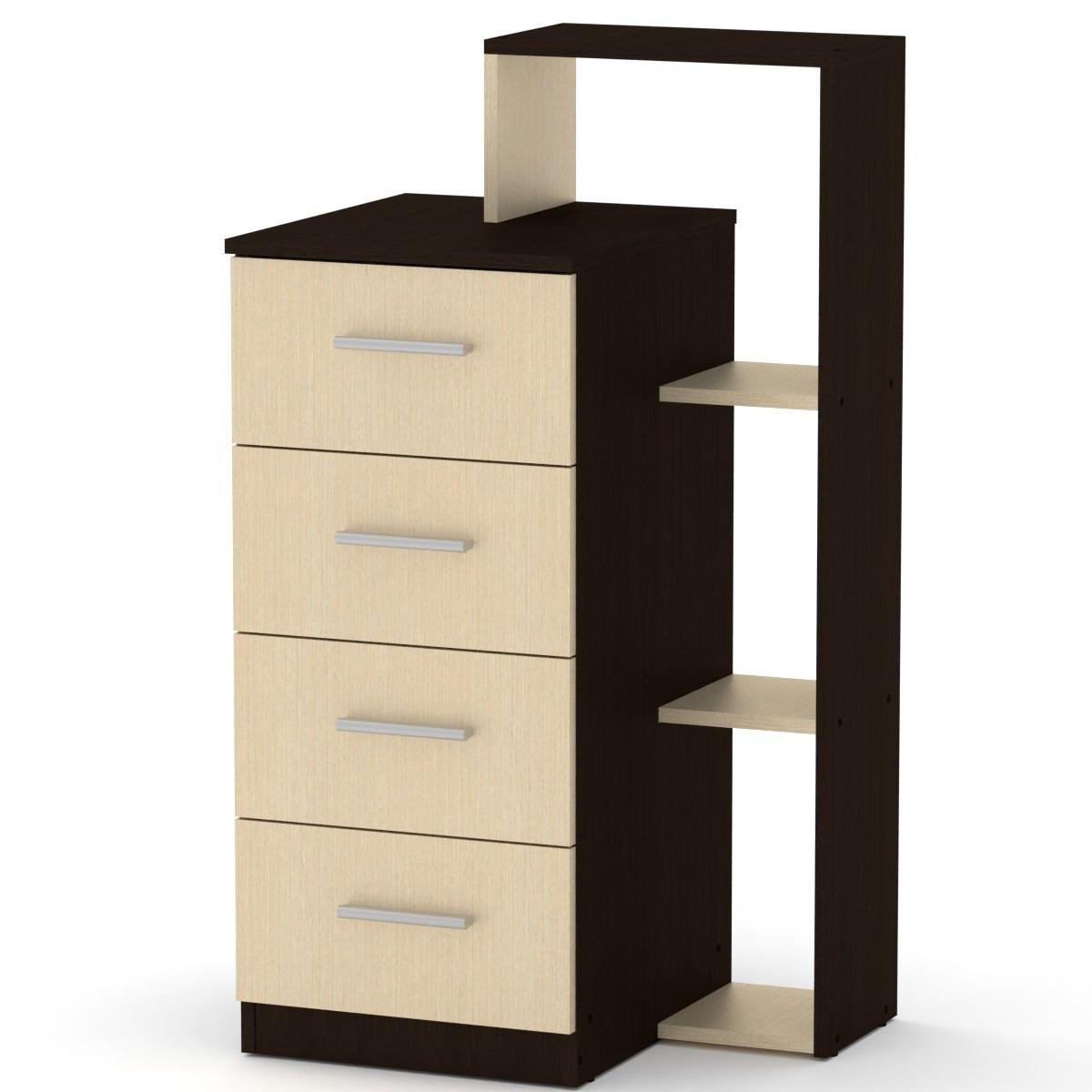 Комод Компаніт-4-1п Венге комбі (428_komp_W_NM) - фото 1 Комод Компаніт-4-1п Венге комбі (428_komp_W_NM) - фото 1