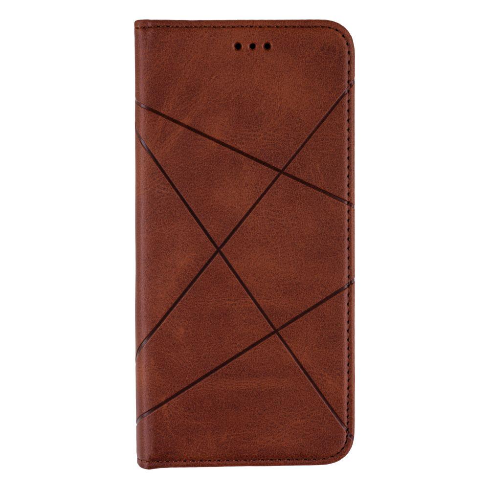 Чехол-книжка Business Leather Huawei P40 Lite Brown