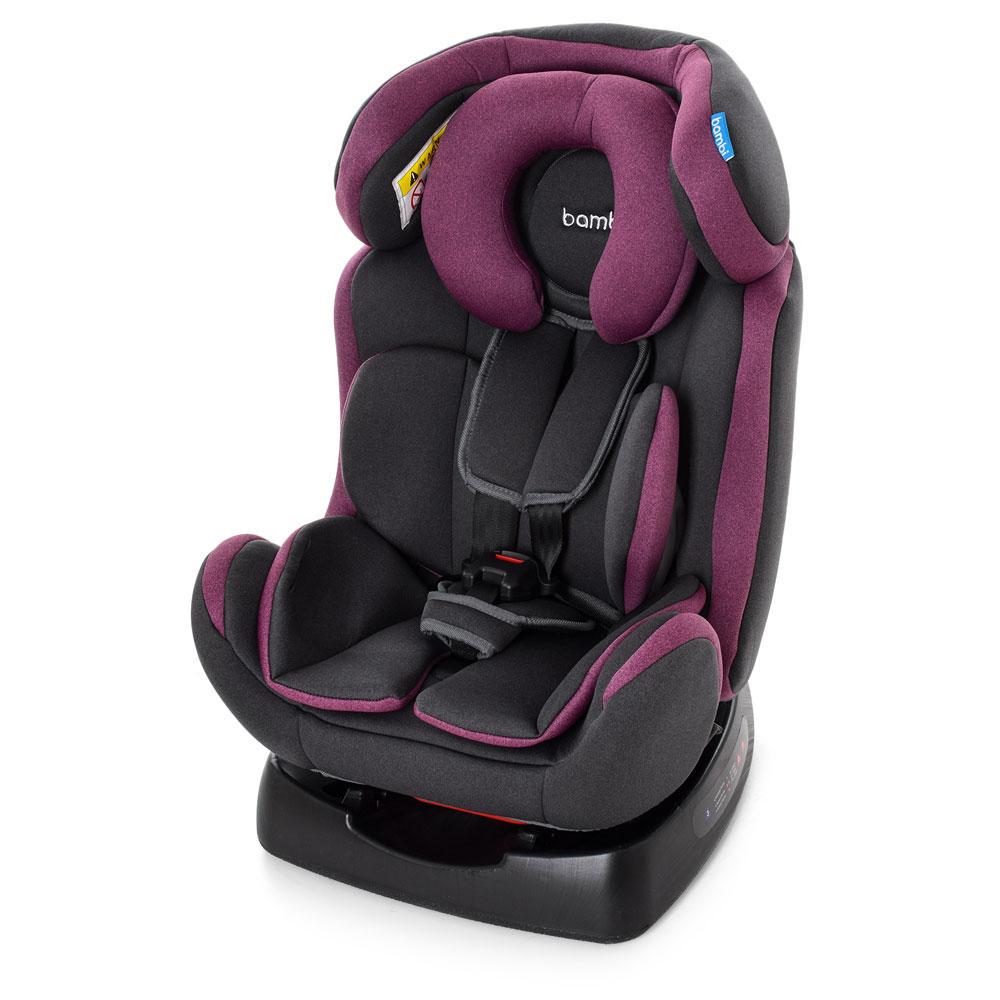 Автокрісло дитяче Bambi m 3678 на платформі від 0 до 6 років Pink/Gray (29-7- M 3678 )