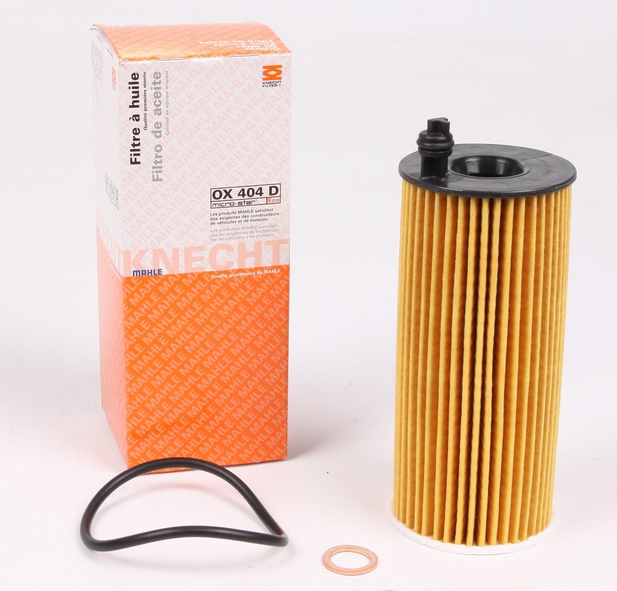 Фильтр масляный KNECHT для BMW 520D F10 10- (OX 404D)
