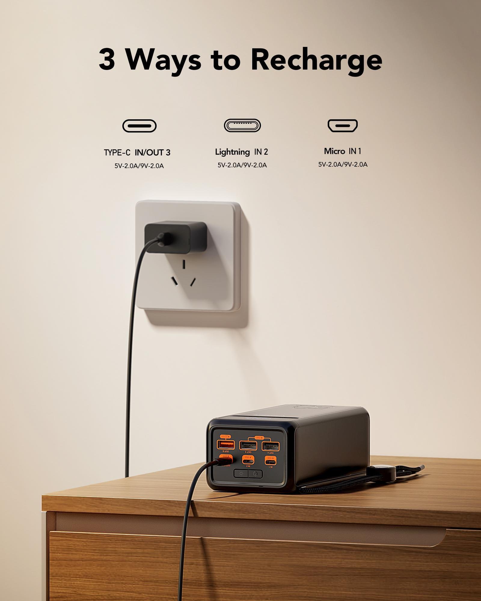 Повербанк VEGER TANK LITE 50000 mAh (W5001) - фото 11 Повербанк VEGER TANK LITE 50000 mAh (W5001) - фото 11