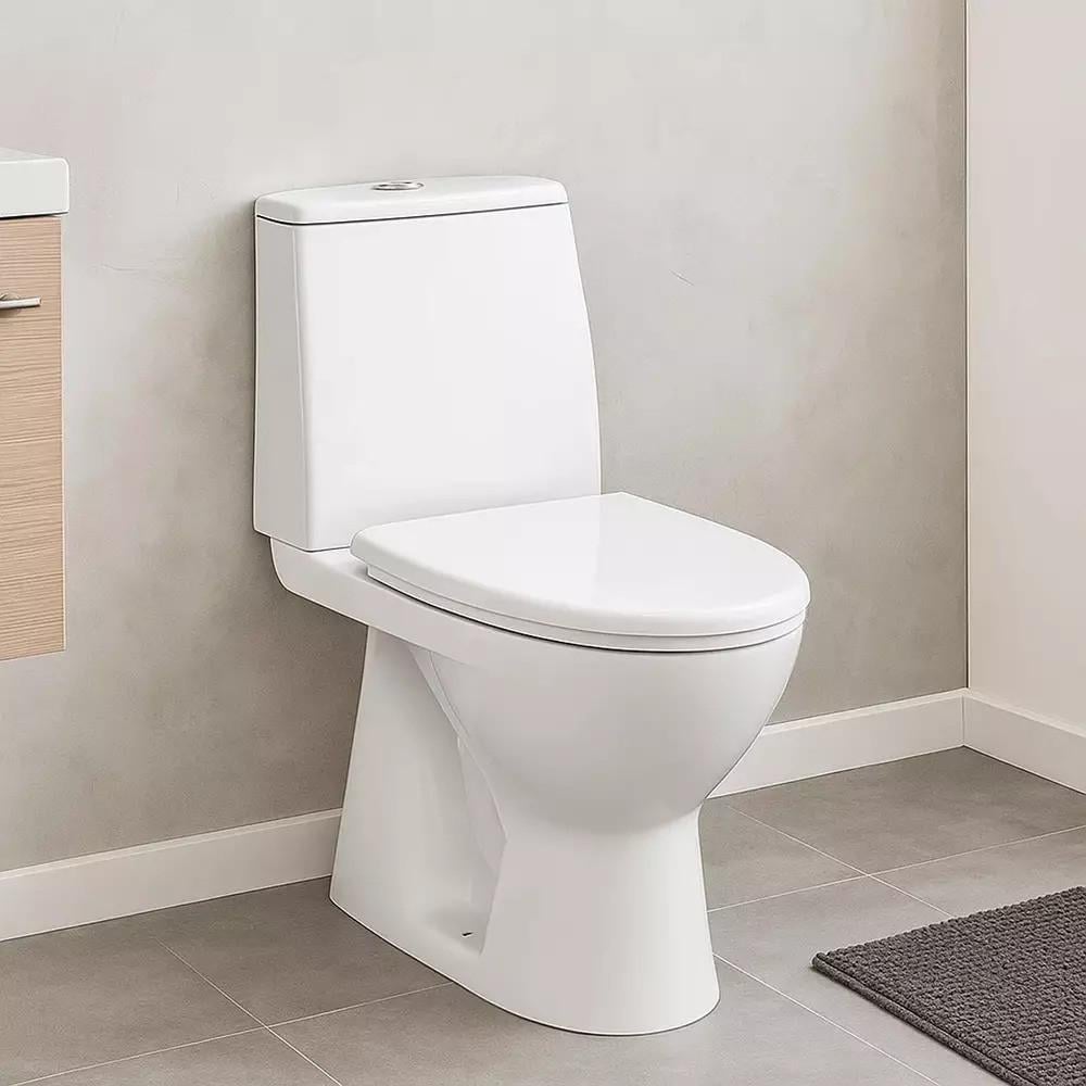 Унитаз компакт Kolo RUNA 635x365 овальный с сиденьем Белый (L89206200)