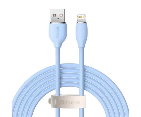 Кабель Data BASEUS Jelly Liquid Silica Gel Fast Charging USB to Lightning 2,4A 2 м Blue