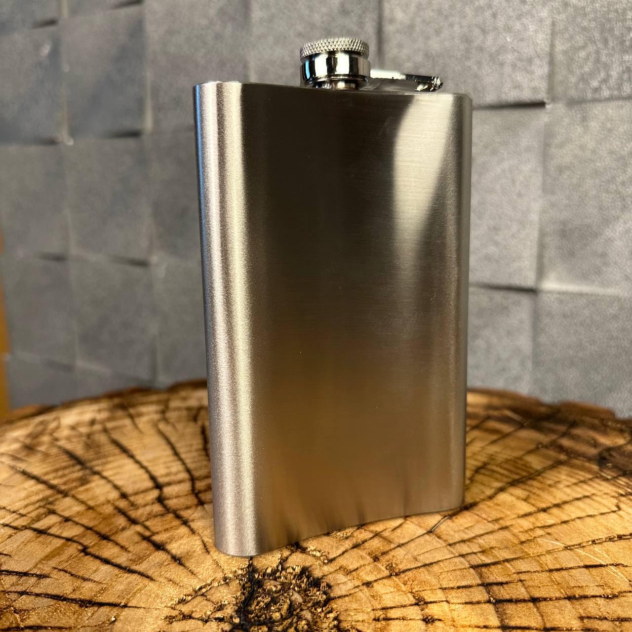 Фляга карманная нержавеющая для алкоголя под гравировку (61049) - фото 2 Фляга карманная нержавеющая для алкоголя под гравировку (61049) - фото 2