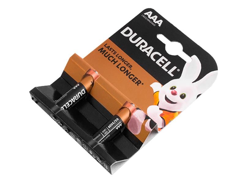 Батарейка щелочная Duracell ААА/LR03 2 шт. (3062)