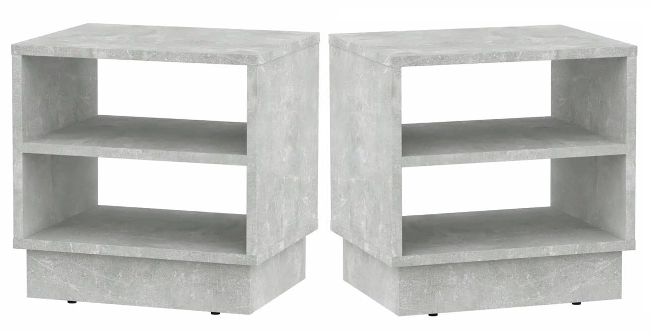 Тумба приліжкова комплект 2 шт. Компаніт ПКТ-7 Ательє світлий (26655444)