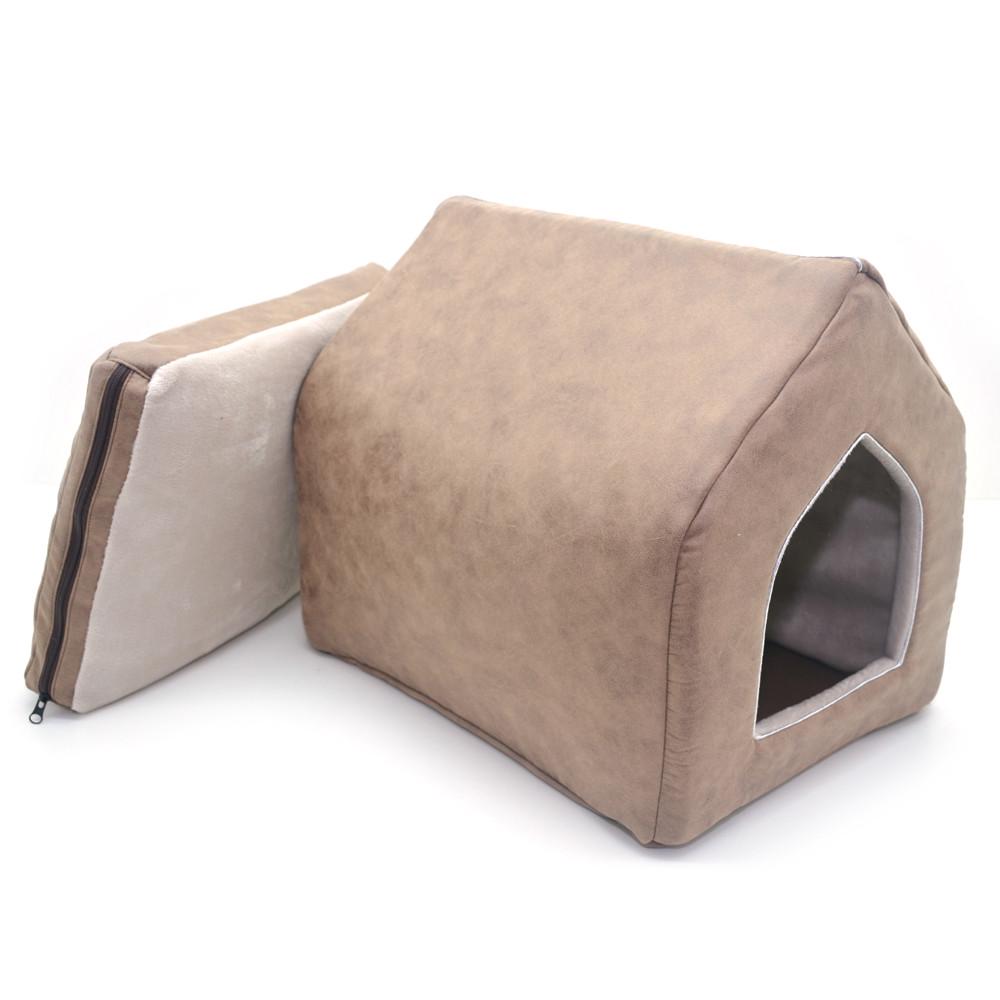 Будиночок для тварин Zoo-hunt Айсберг №1 35х44х39 см Коричневий (2469) - фото 2 Будиночок для тварин Zoo-hunt Айсберг №1 35х44х39 см Коричневий (2469) - фото 2