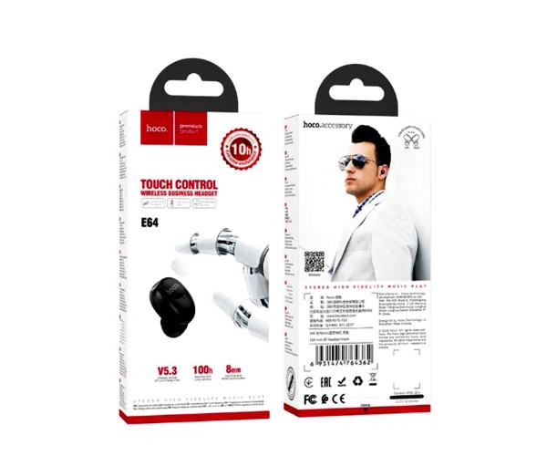 Моногарнітура Hoco E64 Mini Bluetooth Black - фото 2