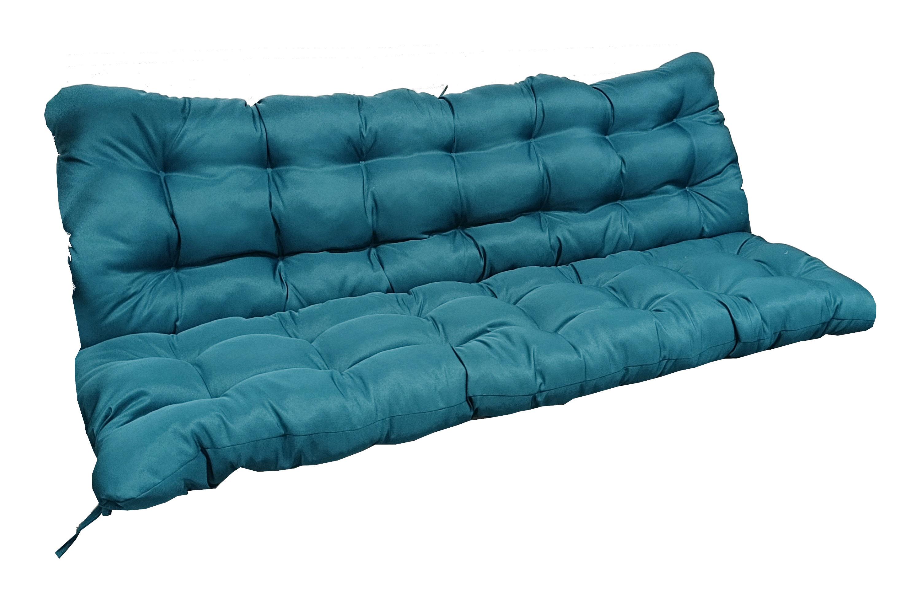 Матрас для качелей eGarden Soft 170x110x12 см Темно-бирюзовый (5930) - фото 3 Матрас для качелей eGarden Soft 170x110x12 см Темно-бирюзовый (5930) - фото 3