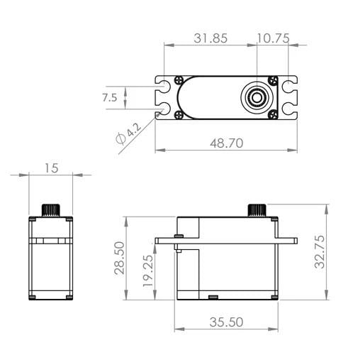 Сервопривод MKS HV747 Servo - фото 2