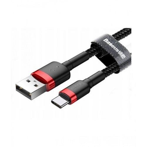 Кабель BASEUS USB 2.0 AM-Type-C M CATKLF-A9 20 V 3 A 60 Вт 0,5 м Червоний/Чорний (567439)