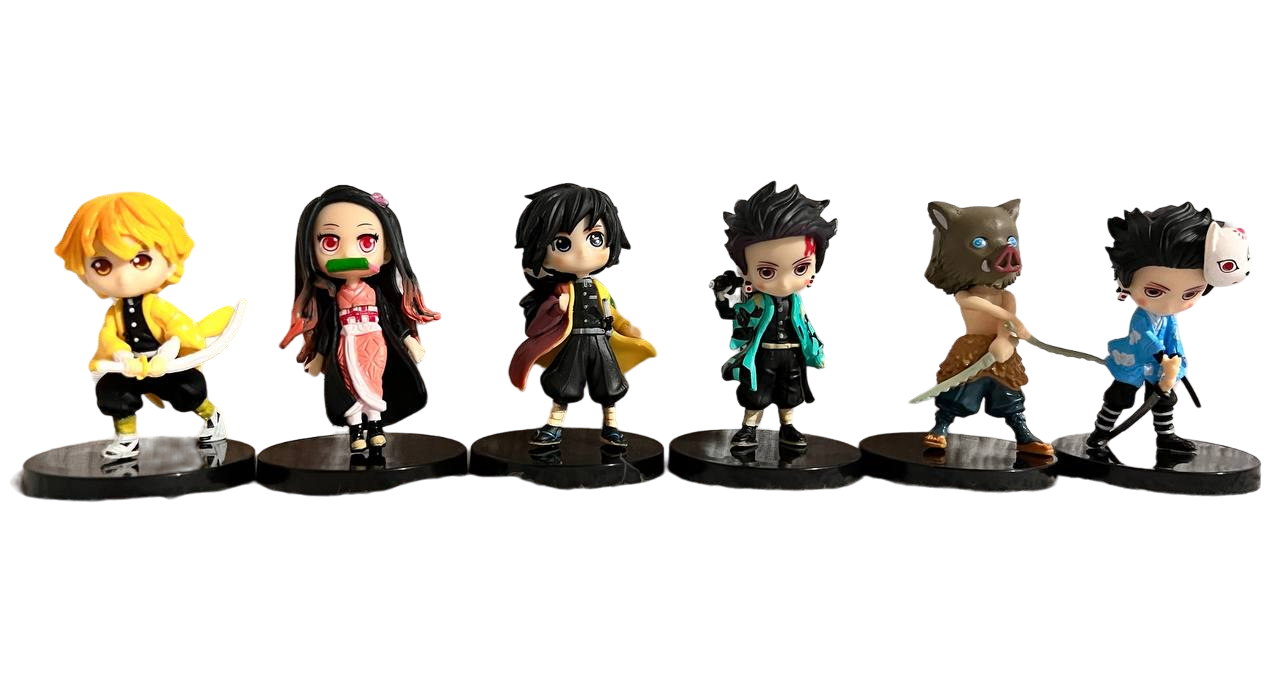 Набор фигурок из манги Клинок Рассекающий Демонов 6 шт. (42) Набор фигурок из манги Клинок Рассекающий Демонов 6 шт. (42)