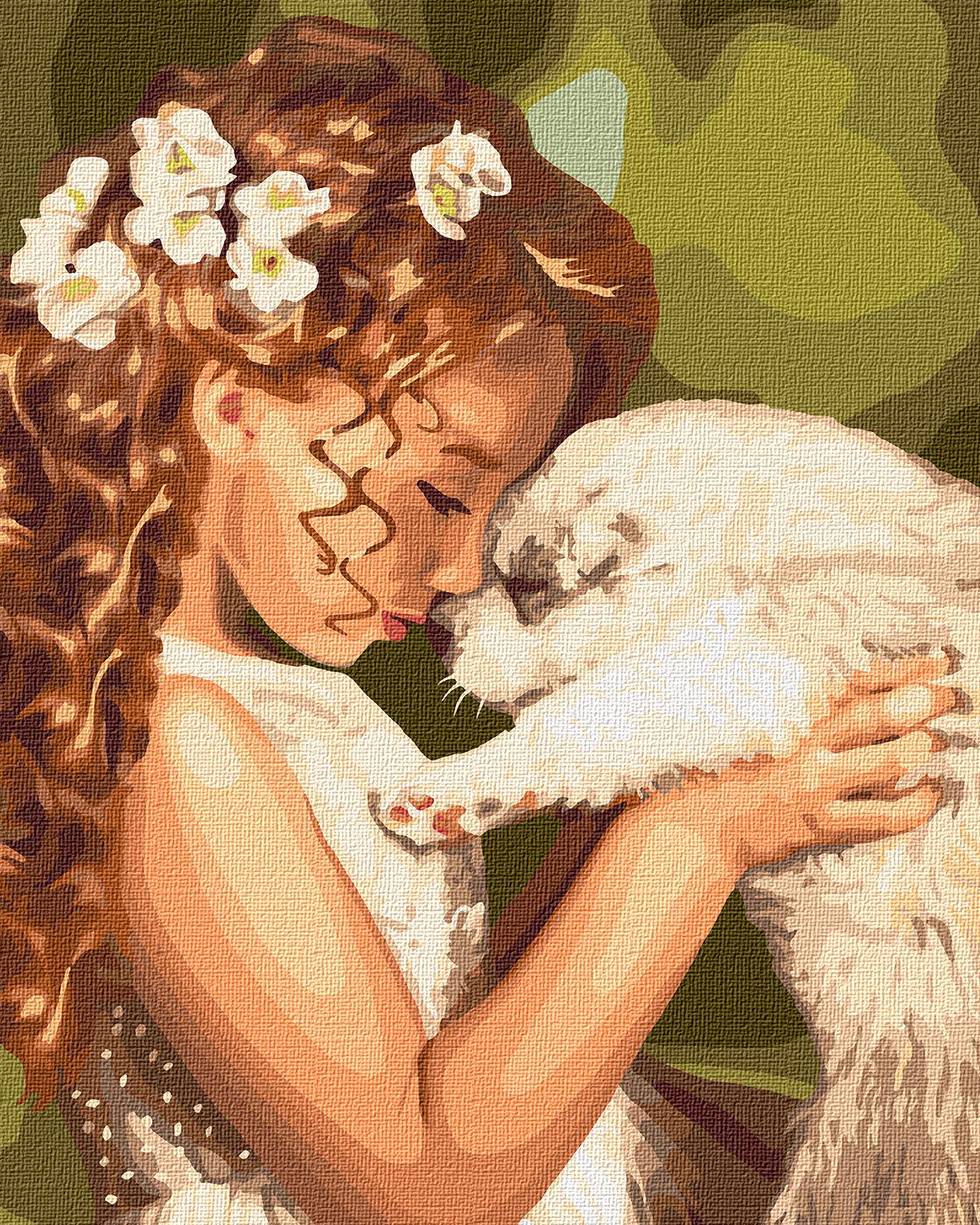 Картина по номерам Идейка Мой любимец 40x50 см (Id-KHO2340)