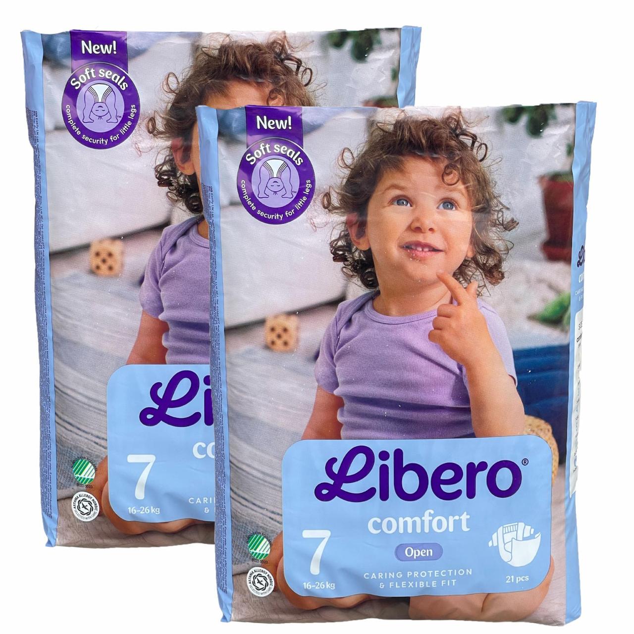 Підгузки дитячі Libero Comfort 7 16-26 кг 42 шт. (2658552810)
