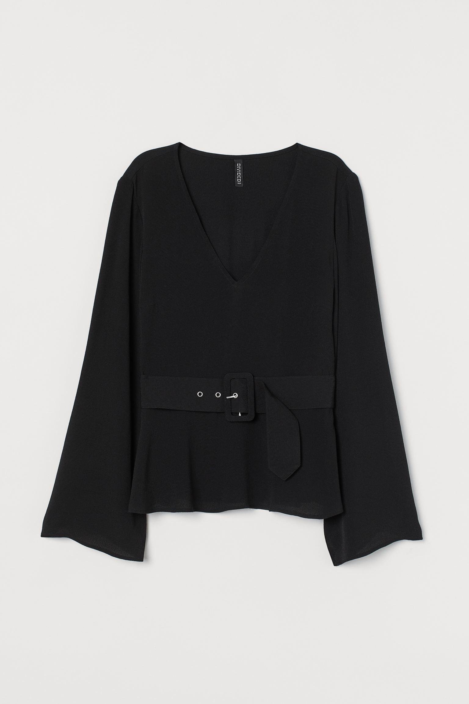 Блуза H&M р. 38 Чорний (17028588831)